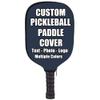 iPrint Custom Pickle Ball Paddles Cover with Your Image Photo Text or Logo, Personalized Paddles Covers Sleeves Fits Most Rackets, 8.26 x 11.61 inch, Navy Blue view 2