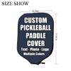 iPrint Custom Pickle Ball Paddles Cover with Your Image Photo Text or Logo, Personalized Paddles Covers Sleeves Fits Most Rackets, 8.26 x 11.61 inch, Navy Blue view 3