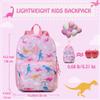 Kids Backpack,VONXURY Cute Lightweight Toddler Backpack with Chest Buckle Small Bookbag for School Boys and Girls view 2