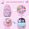Kids Backpack,VONXURY Cute Lightweight Toddler Backpack with Chest Buckle Small Bookbag for School Boys and Girls view 3