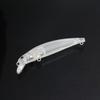 10pcs Fishing Unpainted Minnowbait Blank Hard Clear Lure Body 68mm 2.16g Topwater Freshwater Crankbait Artifical Bait with Free Eye LQG27 view 1