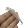 10pcs Fishing Unpainted Minnowbait Blank Hard Clear Lure Body 68mm 2.16g Topwater Freshwater Crankbait Artifical Bait with Free Eye LQG27 view 3