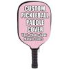 iPrint Custom Pickle Ball Paddles Cover with Your Image Photo Text or Logo, Personalized Paddles Covers Sleeves Fits Most Rackets, 8.26 x 11.61 inch, Pink view 2