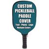 iPrint Custom Pickle Ball Paddles Cover with Your Image Photo Text or Logo, Personalized Paddles Covers Sleeves Fits Most Rackets, 8.26 x 11.61 inch, Blue Green view 2