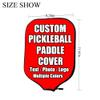 iPrint Custom Pickle Ball Paddles Cover with Your Image Photo Text or Logo, Personalized Paddles Covers Sleeves Fits Most Rackets, 8.26 x 11.61 inch, Red view 3