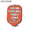 iPrint Custom Pickle Ball Paddles Cover with Your Image Photo Text or Logo, Personalized Paddles Covers Sleeves Fits Most Rackets, 8.26 x 11.61 inch, Orange view 3