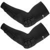 Newbyinn Padded Arm Sleeves 2 Pack, Elbow Forearm Crashproof Pads for Football Basketball Volleyball Soccer view 1