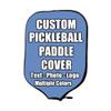 iPrint Custom Pickle Ball Paddles Cover with Your Image Photo Text or Logo, Personalized Paddles Covers Sleeves Fits Most Rackets, 8.26 x 11.61 inch, Carolina Blue view 1