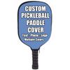 iPrint Custom Pickle Ball Paddles Cover with Your Image Photo Text or Logo, Personalized Paddles Covers Sleeves Fits Most Rackets, 8.26 x 11.61 inch, Carolina Blue view 2