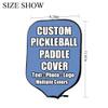 iPrint Custom Pickle Ball Paddles Cover with Your Image Photo Text or Logo, Personalized Paddles Covers Sleeves Fits Most Rackets, 8.26 x 11.61 inch, Carolina Blue view 3