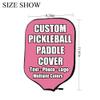 iPrint Custom Pickle Ball Paddles Cover with Your Image Photo Text or Logo, Personalized Paddles Covers Sleeves Fits Most Rackets, 8.26 x 11.61 inch, Azalea view 3