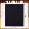 Patelai Bowling Ball Towel Microfiber Bowling Ball Cleaning Pad Rag Leather Towels Wipe Off Cloth Accessories 12 X 10 Inches(Black) view 2