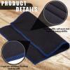 Patelai Bowling Ball Towel Microfiber Bowling Ball Cleaning Pad Rag Leather Towels Wipe Off Cloth Accessories 12 X 10 Inches(Black) view 3