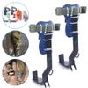 OUKANING Tree Climbing Spike Set, Safety Belt+Straps Safety Adjustable Lanyard&Carabiner&Rope Durable for Outdoor Fruit Pick, Jungle Survival view 2