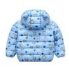 Ikevan 6M-4T Baby Boys Girls Cute Bear Ear Zipper Coat with Pocket Winter Thick Warm Long Sleeve Hoodie Jacket Outerwear Coat (Blue, 6-12 months) view 2