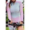 CYTSH Triathlon Suit Women's long sleeve Cycling Jersey Skinsuit Jumpsuit Cycling set with Pockets GEL Pad Cycling Sets (Color : Dark Grey, Size : XXL) view 1