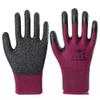 FUFU Gloves 12 Pairs of Purple Latex Coated Work Gloves, Suitable for Construction, Gardening, Cleaning, Construction, Fishing, Hiking, Cycling view 1