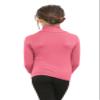 Girls Boys Turtle Polo Neck T-Shirt Kids Long Sleeve Plain Casual Basic Tee Top Coral view 3