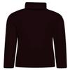 Girls Boys Turtle Polo Neck T-Shirt Kids Long Sleeve Plain Casual Basic Tee Top Brown view 1