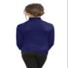 Girls Boys Turtle Polo Neck T-Shirt Kids Long Sleeve Plain Casual Basic Tee Top Navy view 3