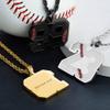 AILIN Men's Stainless Steel Custom Number Necklace With Name Personalized Back Engraving Inspirational Lucky Number Pendant Baseball Softball Charm Sports Chain Jewelry view 4