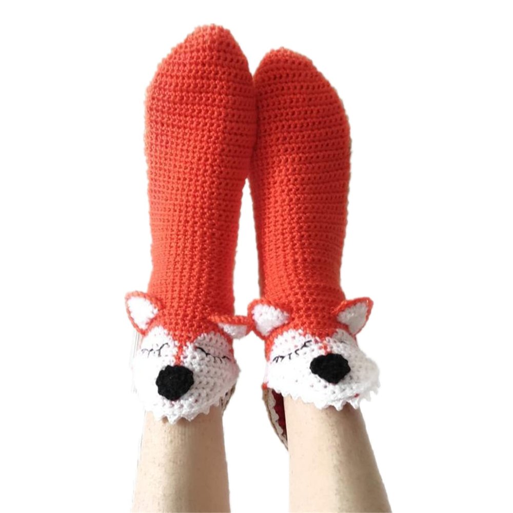 Yuemengxuan Knitted Crocodile Socks 3D Animal Socks Novelty Knitting Shark Fish Socks Fun Christmas Gift to Kids Adults (Style-A12, One Size)