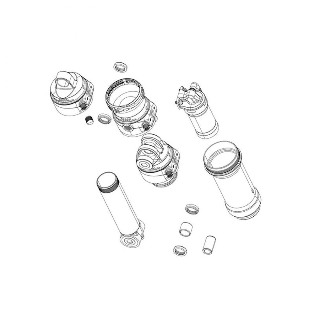 RockShox SIDluxe Debonair Air Can, 185/210x47.5-55mm, 11.4118.059.006