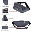 Belt Bag Fashionable Bum Bag with 4 Zipped Pockets for Women Men Kids Waterproof Waist Packs for Sports Dog Walking Camping Travel view 2