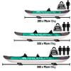 AM Aqua Marina Laxo 10' 6" Inflatable Kayak view 3