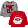 Simple Joys by Carter's Baby Boys' 2-Pack Christmas Long-Sleeve Tees view 1