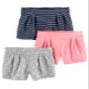 Simple Joys by Carter's Baby Girls' 3-Pack Knit Shorts view 1