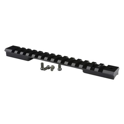 Warne 7653M Weatherby Mark V Standard 6 Lug Mountain Tech Tactical Rail, Black