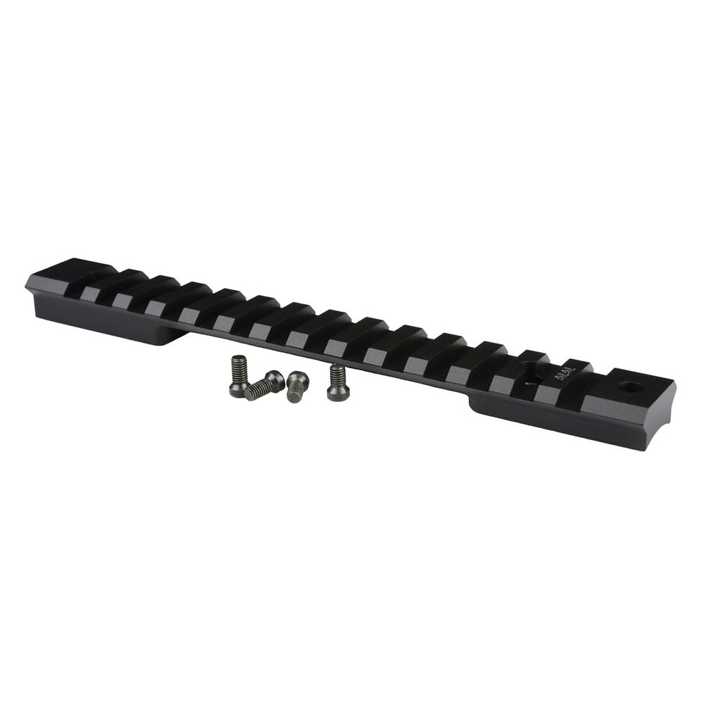 Warne 7653M Weatherby Mark V Standard 6 Lug Mountain Tech Tactical Rail, Black
