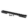 Warne 7653M Weatherby Mark V Standard 6 Lug Mountain Tech Tactical Rail, Black view 1