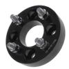 1.25" Golf Cart Wheel Spacers - Wider Stance, Increased Clearance, Fits EZ GO Fits EZGO Fits Club Car Golf Cart - 1.25 Inch (32mm), 4x4, 1/2x20 Studs - Single Spacer - Black view 2