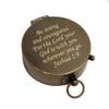 Baptism Confirmation Compass Engraved with Joshua 1:9 Bible Verse in Wooden Box | Religious Inspirational Gift for Catholic Christian Boys Teens from Parents or Grandparents | Pastor Appreciation Gift view 4