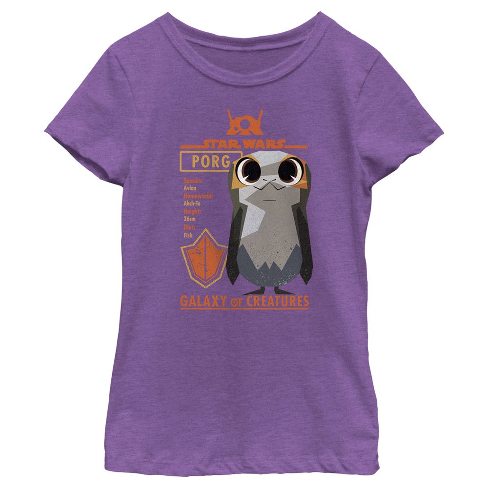Star Wars : Galaxy of Creatures Georgie Porgie Girls Short Sleeve Tee Shirt