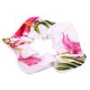 Matchable Family Hawaiian Luau Shirts, Pink Hibiscus Vine White, Scrunchies, One Size view 2