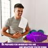 Personal Toilet Kit To Go  10 Pack (Purple) view 4