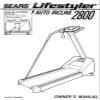 Owner Manual 046310 Works W Life Styler 2800-831.296552 Treadmill view 2
