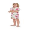 Matchable Family Hawaiian Aloha Shirt, Pink Hibiscus Vine White, Boy, Size 4 view 4