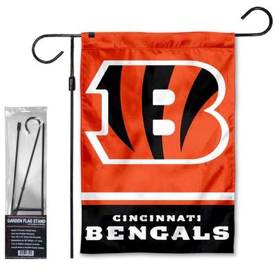 Bengals Garden Flag and Stand Pole Holder Mount