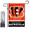 Bengals Garden Flag and Stand Pole Holder Mount view 1