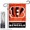 Bengals Garden Flag and Stand Pole Holder Mount view 2
