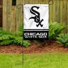 White Sox Garden Flag with Stand Holder Flagpole view 3