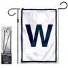 Chicago Baseball Win W Garden Flag with Stand Holder Flagpole view 1