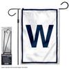 Chicago Baseball Win W Garden Flag with Stand Holder Flagpole view 2