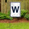 Chicago Baseball Win W Garden Flag with Stand Holder Flagpole view 3