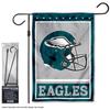 Eagles Helmet Garden Flag and Stand Pole Holder Mount view 2