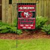 49ers 5 Time Champions Garden Flag and Stand Pole Holder Mount view 3